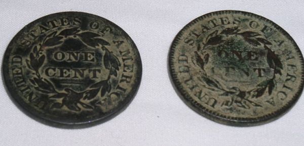 Crusty-Copper-Conservation-...-2-Large-Cents-Advice?